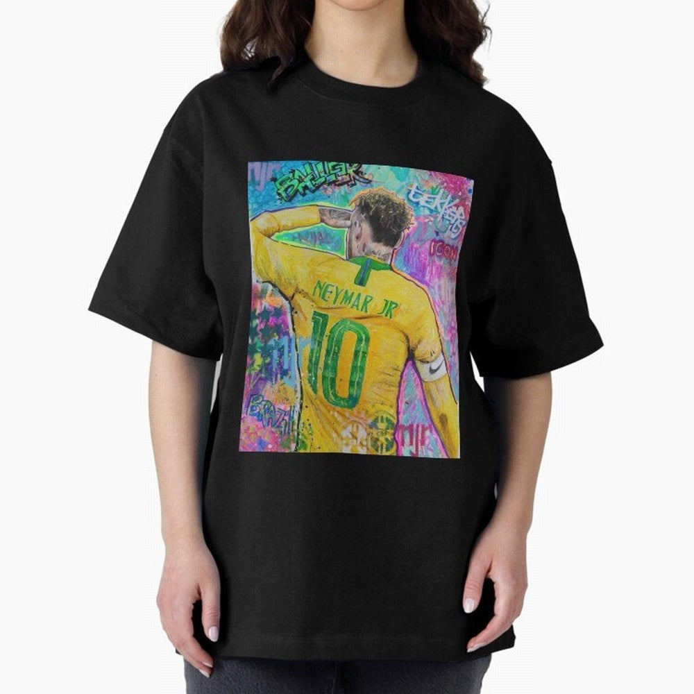 Neymar Jr Premium T-Shirt Honor Champions and Dreams in Match Day Hype around FIFA World Cup 2026, Messi, England and Germany, Vintage Soccer Flavor, Modern Football Stars, National Flags and Final Night Emotion; Perfect for Supporters Who Want