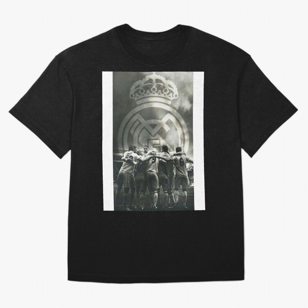 King Madrid Graphic T-Shirt Share the Excitement of Match Day Hype around FIFA World Cup 2026 Group Stage, Haaland and Mbappe, Germany, Championship Spirit, Famous Goals, Roaring Crowds and International Football Unity; Ideal for Fans Who Follow