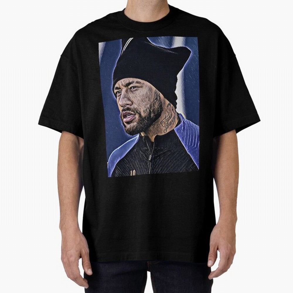 Neymar All Time Greatest Footballer Oversized T-Shirt Carry the FIFA World Cup 2026 Journey through Neymar Highlights, Argentina and Brazil Pride, Tournament Hype, Historic Matchups, Family Viewing Parties and Global Sports Pride; Built for