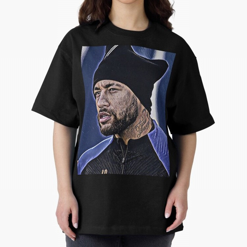 Neymar All Time Greatest Footballer Oversized T-Shirt Carry the FIFA World Cup 2026 Journey through Neymar Highlights, Argentina and Brazil Pride, Tournament Hype, Historic Matchups, Family Viewing Parties and Global Sports Pride; Built for