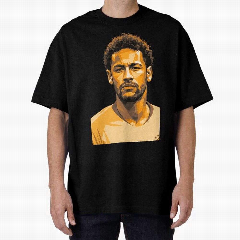 Neymar Oversized T-Shirt Build FIFA World Cup 2026 USA Canada Mexico for Fans of CR7 and Argentina, France and Brazil, Bringing Supporter Pride, Iconic Celebrations, Legendary Names and Global Match Day Energy; Created for Match Day Parties, Soccer