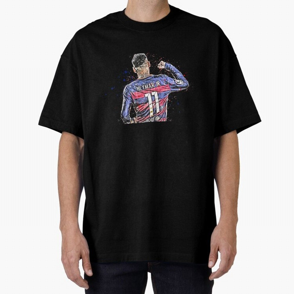 Neymar Neymar Oversized T-Shirt Bring World Football Passion into the FIFA World Cup 2026 Group Stage Journey through Haaland Highlights, Portugal Pride, Football Festival Excitement, Trophy Ambitions, Country Rivalries and Star Player Buzz; Ideal