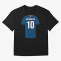 Neymar football jersey Oversized T-Shirt Cheer through Every Moment of FIFA World Cup 2026 USA Canada Mexico Highlighting Haaland and Mbappe, France and Portugal Energy, Retro Football Energy, Iconic Rivalries, Trophy Chase Drama and Stadium
