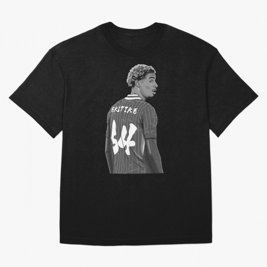 Hugo Ekitike Black and White Version Classic T-Shirt Make the Season About the FIFA World Cup 2026 USA Canada Mexico Journey through Messi Highlights, England Pride, Match Day Excitement, Supporter Culture, Golden Goals and Global Football Passion;