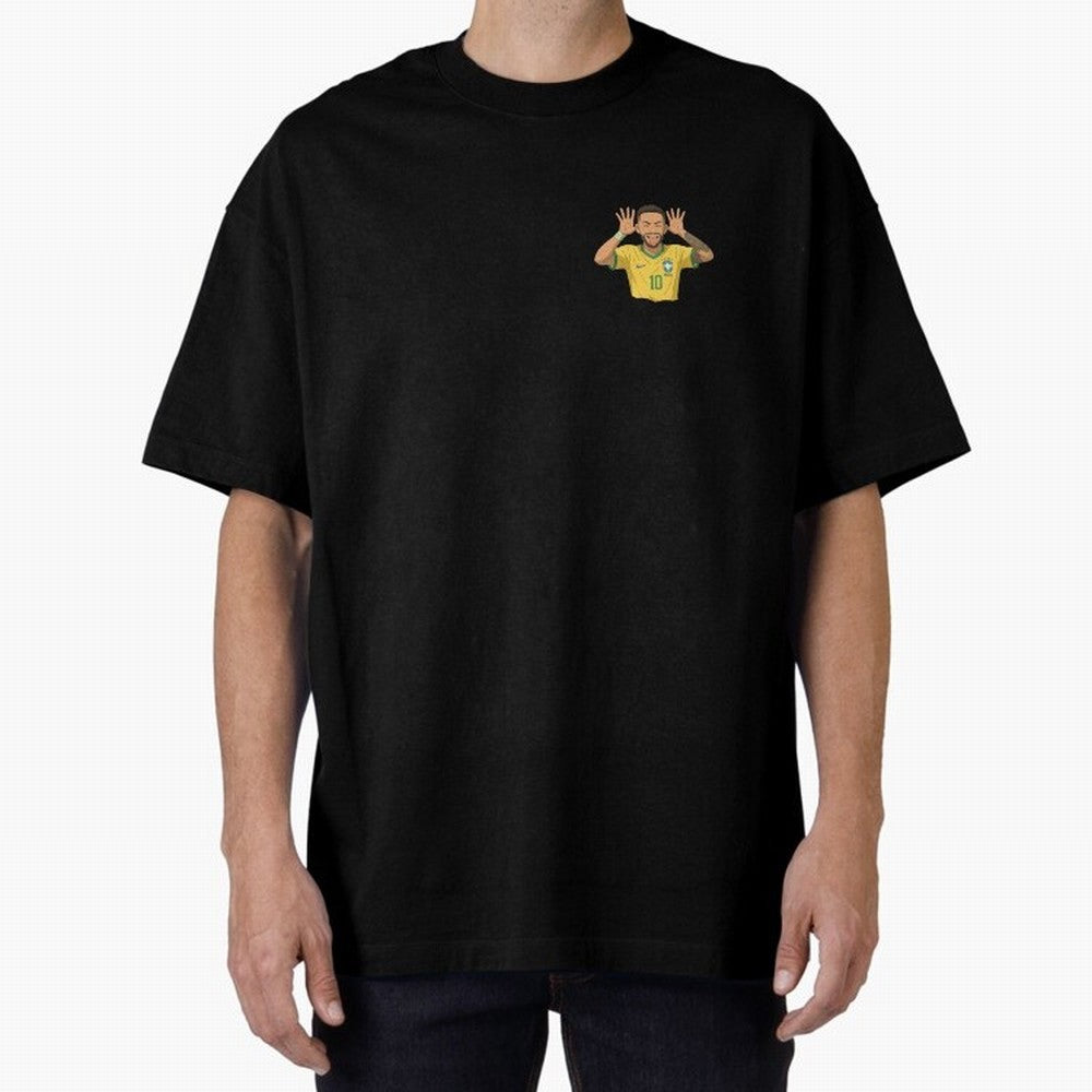 Neymar Brazil ¨C Tongue-Out Celebration | Yellow Kit #10 | Ghibli Style Classic T-Shirt Keep the Legacy of FIFA World Cup 2026 Group Stage Spirit, Centered on Portugal, Cristiano Ronaldo, Haaland and CR7, Fan Favorite Moments, National Team