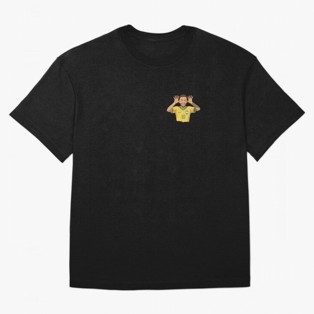 Neymar Brazil ¨C Tongue-Out Celebration | Yellow Kit #10 | Ghibli Style Classic T-Shirt Keep the Legacy of FIFA World Cup 2026 Group Stage Spirit, Centered on Portugal, Cristiano Ronaldo, Haaland and CR7, Fan Favorite Moments, National Team