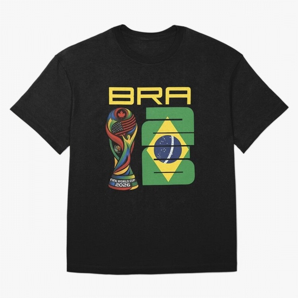 Brazil Soccer World Cup 2026 Fan Art - Selecao 2026 Essential T-Shirt Represent FIFA World Cup 2026 Group Stage Featuring Cristiano Ronaldo, Argentina and Brazil Energy, Champion Mindset, Group Stage Buzz, Knockout Tension and Passionate Fan