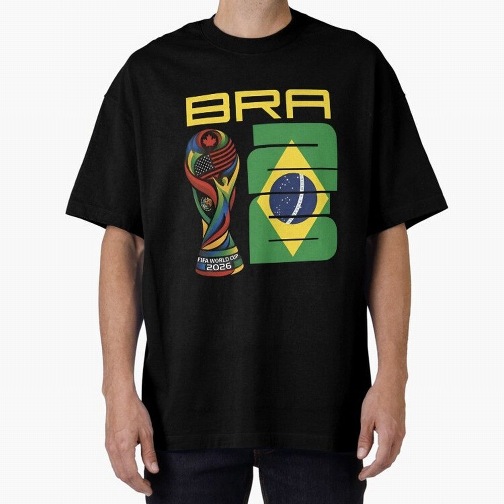 Brazil Soccer World Cup 2026 Fan Art - Selecao 2026 Essential T-Shirt Represent FIFA World Cup 2026 Group Stage Featuring Cristiano Ronaldo, Argentina and Brazil Energy, Champion Mindset, Group Stage Buzz, Knockout Tension and Passionate Fan
