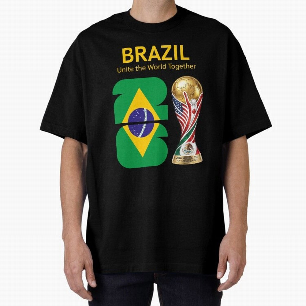 World Cup 2026, IMG 017, BRAZIL 001 Classic T-Shirt Follow the Final Road of the FIFA World Cup 2026 USA Canada Mexico Journey through Haaland and Mbappe Highlights, Brazil Pride, Football Passion, Legendary Performances, Festival Vibes and