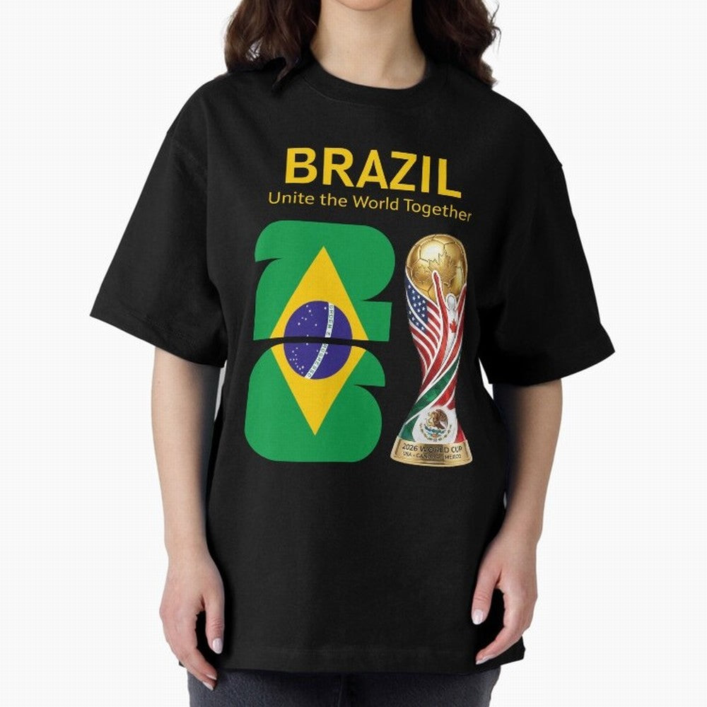 World Cup 2026, IMG 017, BRAZIL 001 Classic T-Shirt Follow the Final Road of the FIFA World Cup 2026 USA Canada Mexico Journey through Haaland and Mbappe Highlights, Brazil Pride, Football Passion, Legendary Performances, Festival Vibes and