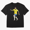 neymar Oversized T-Shirt Relive the FIFA World Cup 2026 USA Canada Mexico Journey through Cristiano Ronaldo, Haaland and CR7 Highlights, England and Germany Pride, Vintage Soccer Flavor, Modern Football Stars, National Flags and Final Night