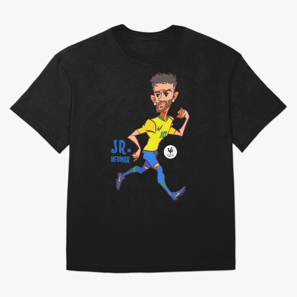 Neymar Oversized T-Shirt Cheer for FIFA World Cup 2026 USA Canada Mexico Highlighting Cristiano Ronaldo, Haaland and CR7, England and Germany Energy, Game Day Rituals, Football Legends, Country Pride and the Road to the Final; Perfect for Fans,