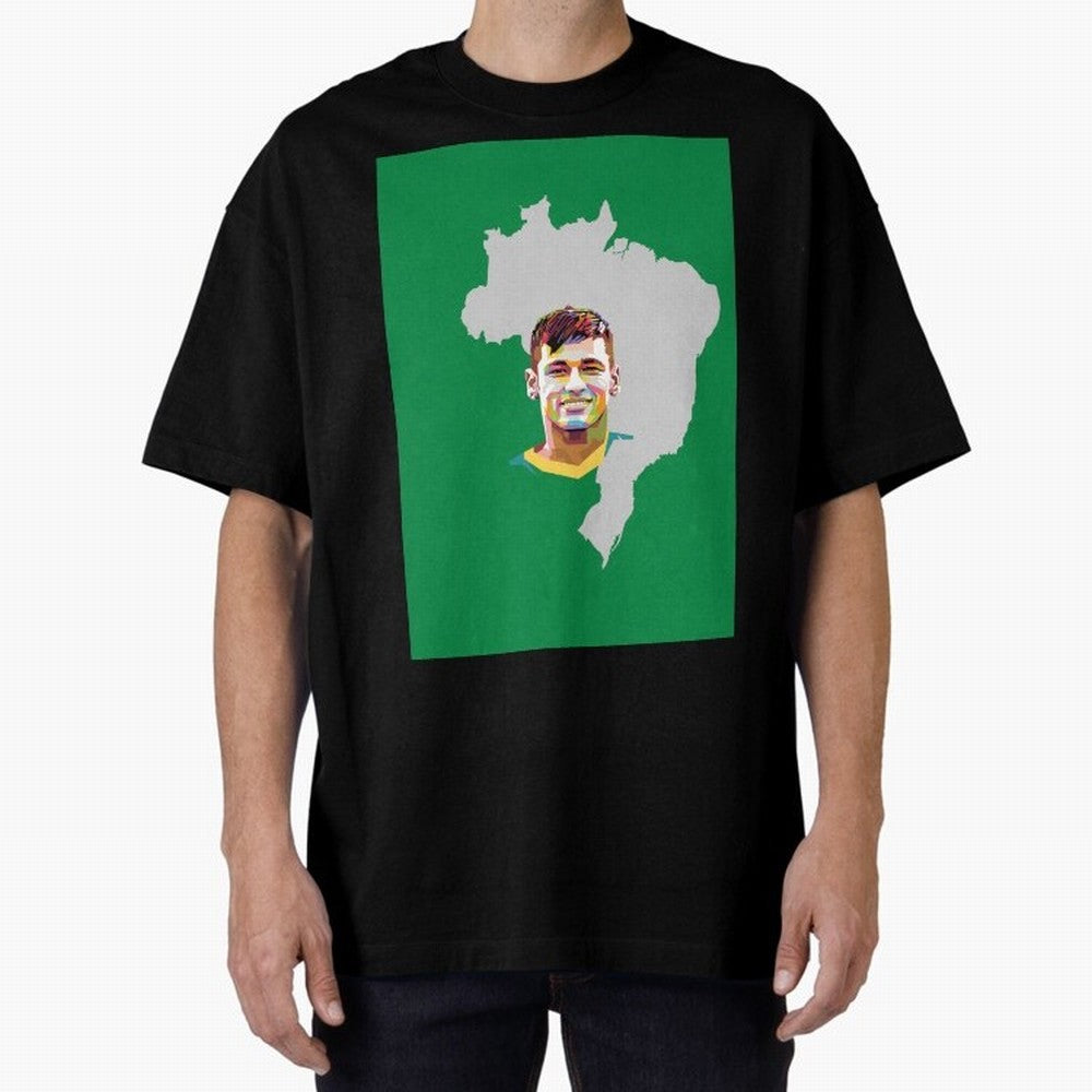 Neymar Classic T-Shirt Show Up for the Glory of Match Day Hype around FIFA World Cup 2026, CR7 and Messi, Portugal, Spain and Germany, Vintage Soccer Flavor, Modern Football Stars, National Flags and Final Night Emotion; Made for Die Hard