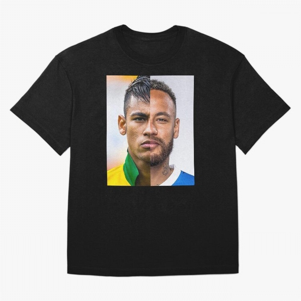 Neymar Oversized T-Shirt Unlock FIFA World Cup 2026 with Messi, CR7 and Mbappe, Netherlands Energy, Championship Spirit, Famous Goals, Roaring Crowds and International Football Unity; Perfect for Supporters Who Want Bold Football Energy, Global