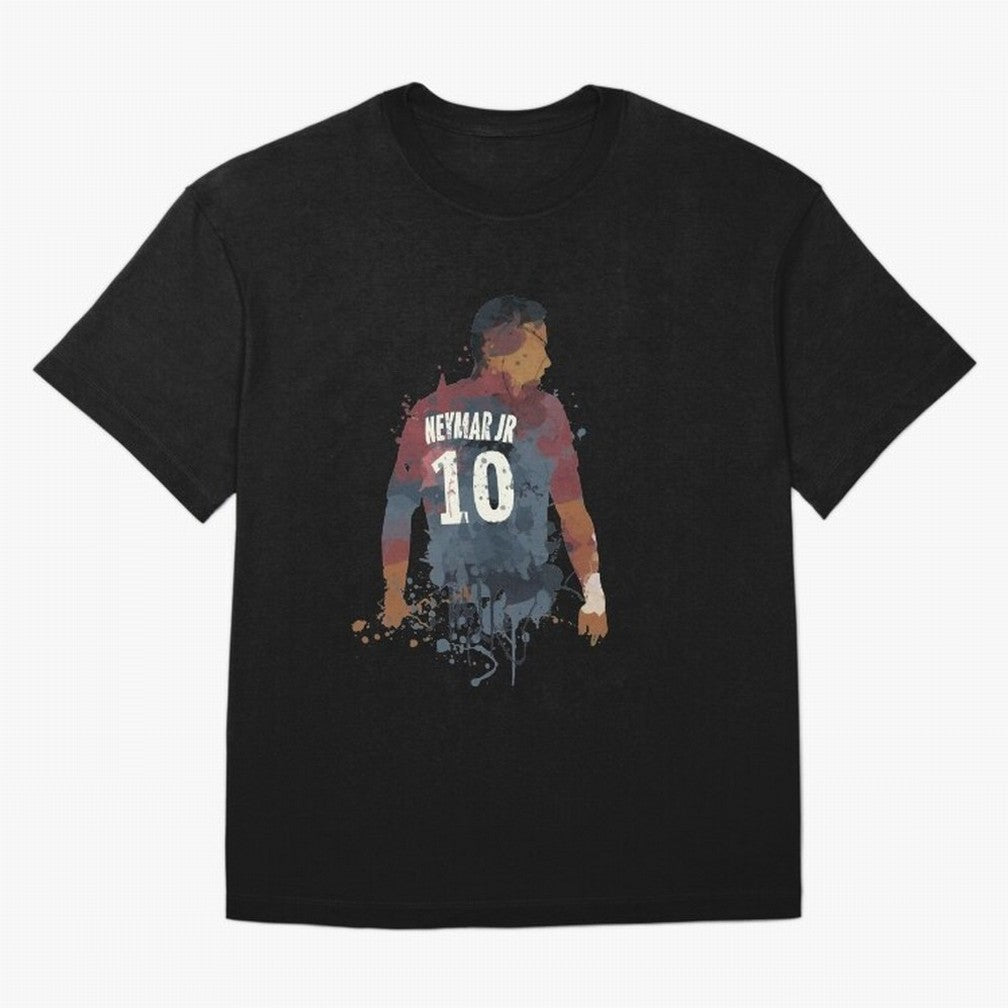 Neymar Brazilian Legend Art Oversized T-Shirt Join the Countdown to FIFA World Cup 2026 for Fans of Neymar, Haaland and Cristiano Ronaldo and Netherlands, Bringing Goal Celebration Energy, Supporter Heritage, Football Icons and Worldwide Tournament