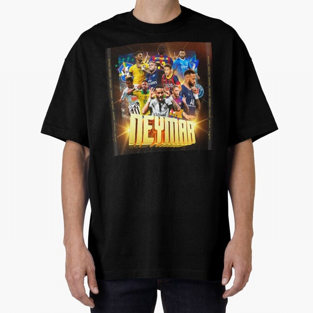 Neymar Best of Career Classic T-Shirt Show Fan Pride Across the FIFA World Cup 2026 Journey through Cristiano Ronaldo Highlights, Spain Pride, Retro Football Energy, Iconic Rivalries, Trophy Chase Drama and Stadium Atmosphere; Built for Supporters
