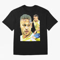 Neymar Futbol Oversized T-Shirt Celebrate the Magic of FIFA World Cup 2026 Group Stage for Fans of Cristiano Ronaldo and Argentina, France and Brazil, Bringing Tournament Hype, Historic Matchups, Family Viewing Parties and Global Sports Pride; Made
