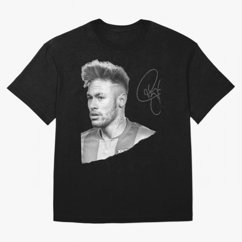 Neymar in black & white with signature Classic T-Shirt Show Your Love for FIFA World Cup 2026 Group Stage Spirit, Built around Argentina, Neymar, Haaland and Cristiano Ronaldo, Global Supporter Spirit, Legendary Goals, National Colors and