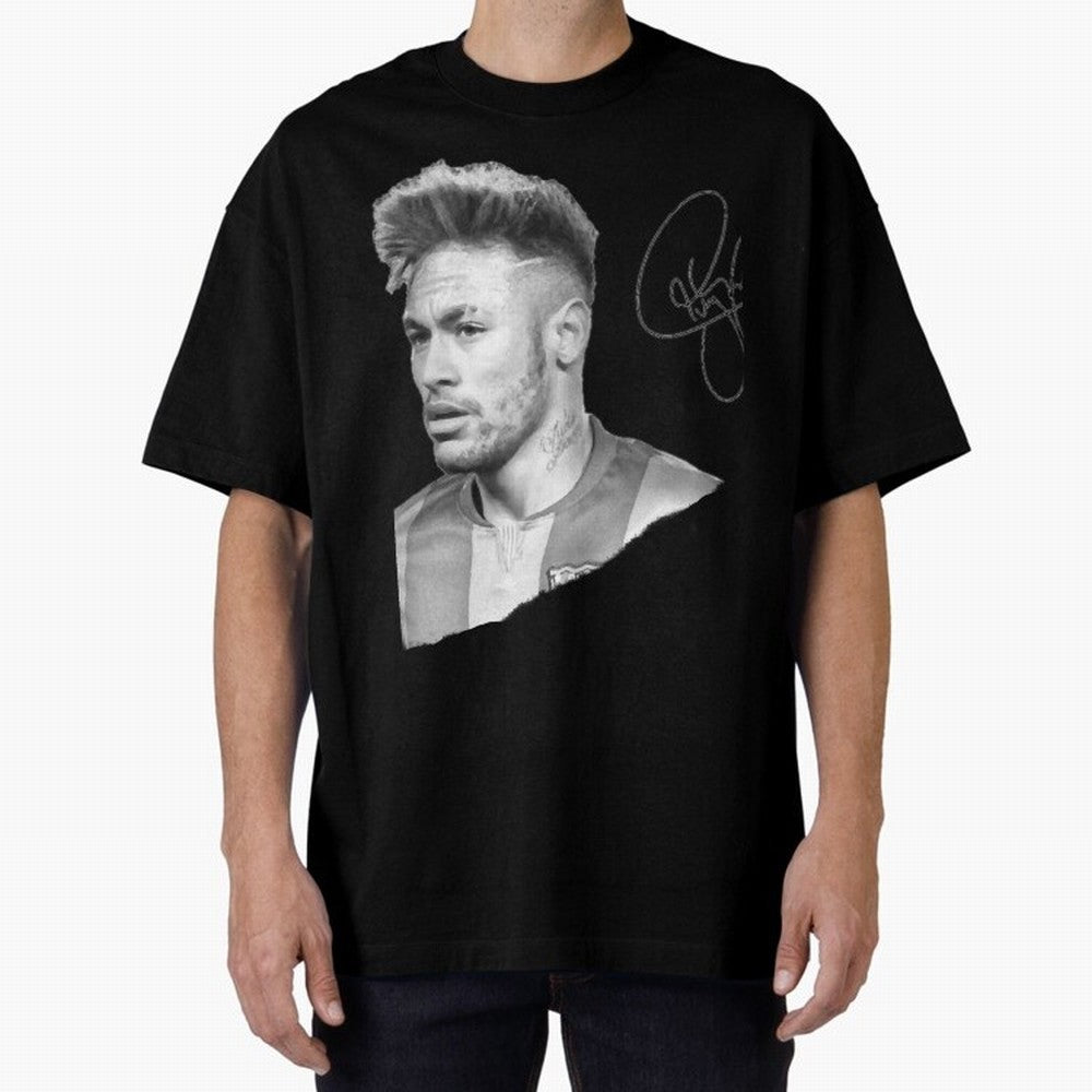 Neymar in black & white with signature Classic T-Shirt Show Your Love for FIFA World Cup 2026 Group Stage Spirit, Built around Argentina, Neymar, Haaland and Cristiano Ronaldo, Global Supporter Spirit, Legendary Goals, National Colors and