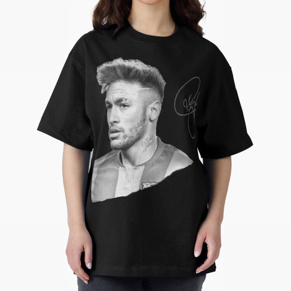 Neymar in black & white with signature Classic T-Shirt Show Your Love for FIFA World Cup 2026 Group Stage Spirit, Built around Argentina, Neymar, Haaland and Cristiano Ronaldo, Global Supporter Spirit, Legendary Goals, National Colors and