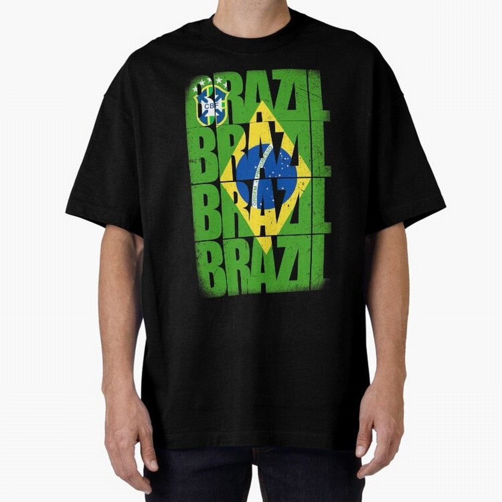 Brazil Champion Classic T-Shirt Carry National Pride through FIFA World Cup 2026 USA Canada Mexico for Fans of Messi, CR7 and Mbappe and France and Portugal, Bringing Champion Mindset, Group Stage Buzz, Knockout Tension and Passionate Fan Culture;