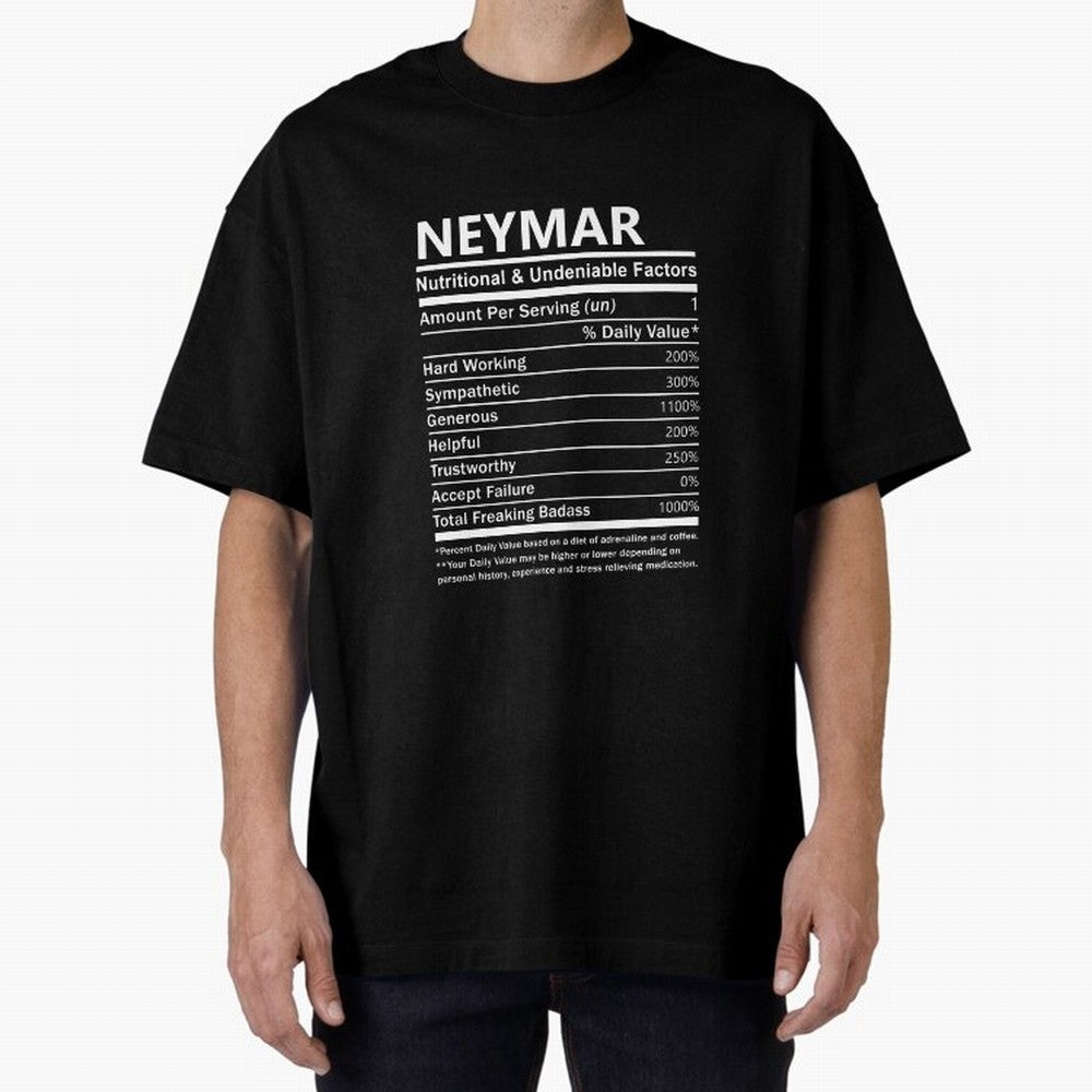 Neymar Name T Shirt - Neymar Nutritional And Undeniable Factors Gift Item Tee Essential T-Shirt Honor Football Greatness during Match Day Hype around FIFA World Cup 2026, CR7 and Messi, Portugal, Vintage Soccer Flavor, Modern Football Stars,