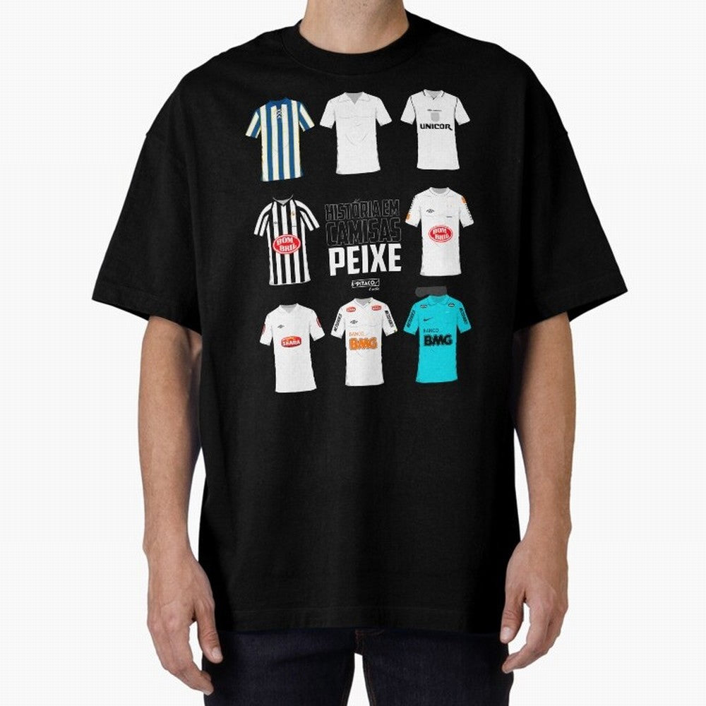 History in Shirts - Santos Classic T-Shirt Showcase FIFA World Cup 2026 Spirit, Made for Portugal, Spain and Germany, Neymar, Worldwide Fan Energy, Dramatic Goals, Stadium Lights and Championship Celebrations; Made for Die Hard Supporters, Soccer