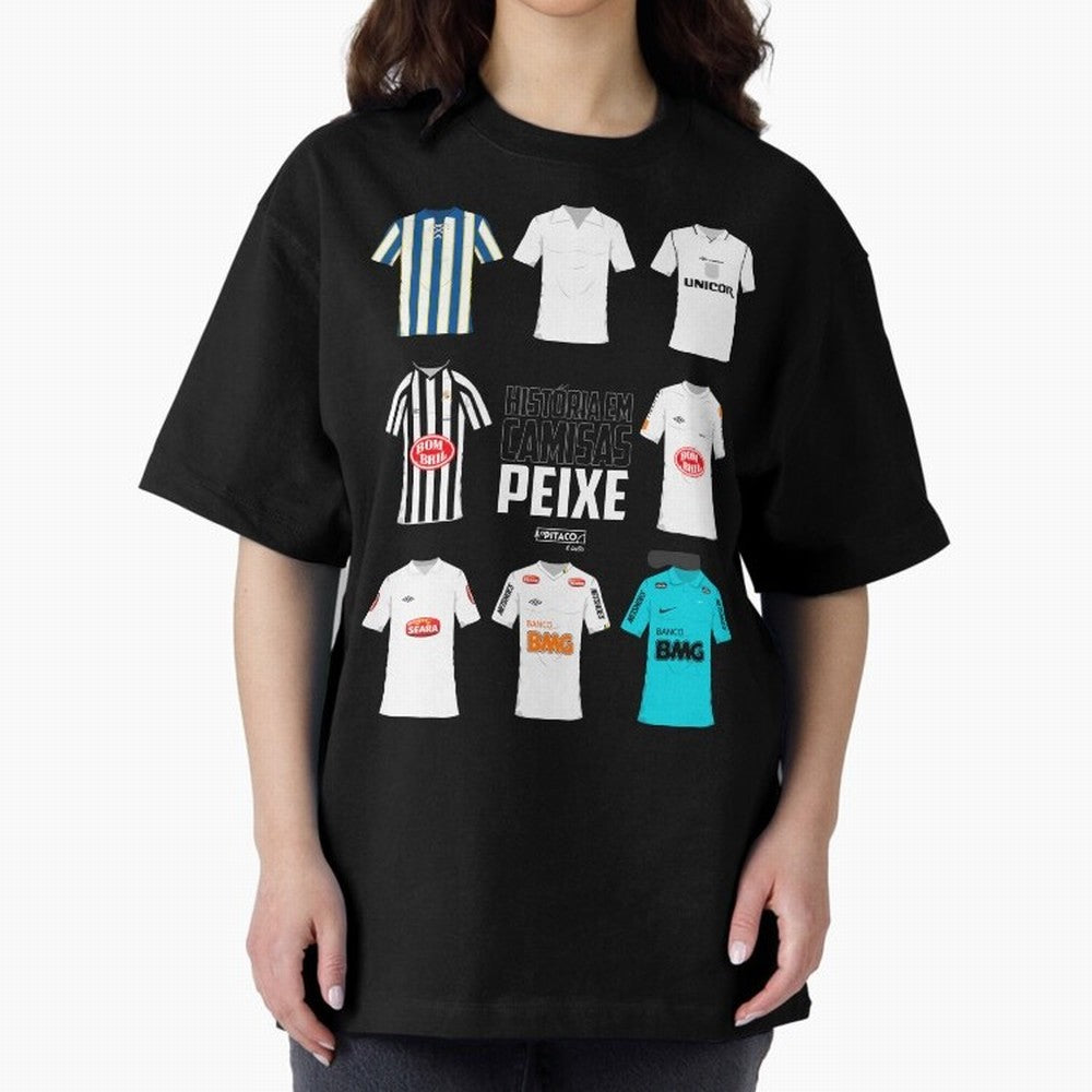 History in Shirts - Santos Classic T-Shirt Showcase FIFA World Cup 2026 Spirit, Made for Portugal, Spain and Germany, Neymar, Worldwide Fan Energy, Dramatic Goals, Stadium Lights and Championship Celebrations; Made for Die Hard Supporters, Soccer
