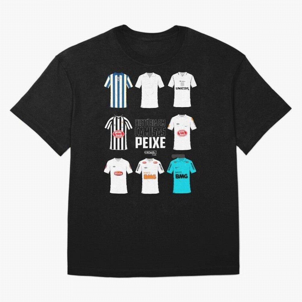 History in Shirts - Santos Classic T-Shirt Showcase FIFA World Cup 2026 Spirit, Made for Portugal, Spain and Germany, Neymar, Worldwide Fan Energy, Dramatic Goals, Stadium Lights and Championship Celebrations; Made for Die Hard Supporters, Soccer