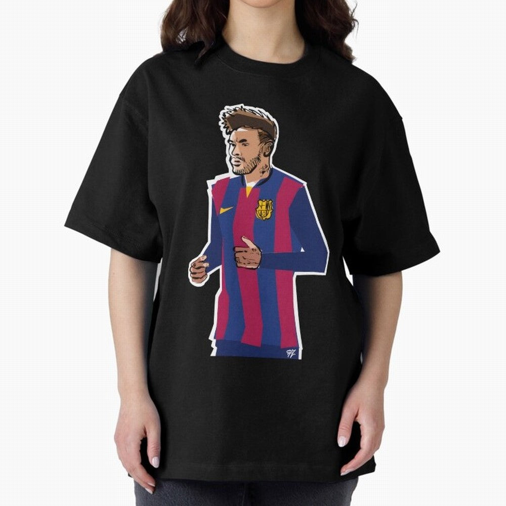 Neymar prime Oversized T-Shirt Celebrate Supporters United by FIFA World Cup 2026 Group Stage for Fans of Cristiano Ronaldo and Argentina, France and Brazil, Bringing Football History, Final Match Energy, Crowd Noise and Once in a Lifetime Moments;