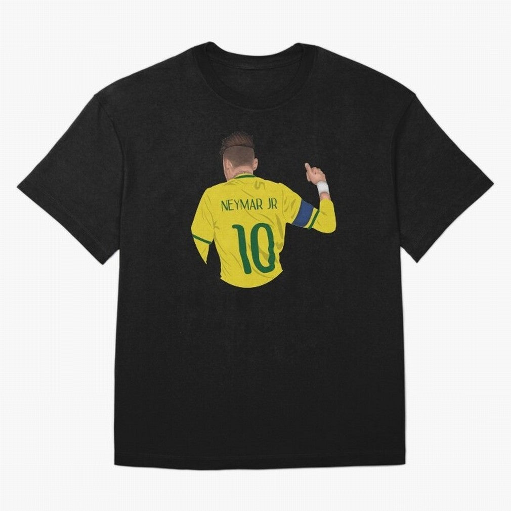 Neymar Junior Oversized T-Shirt Bring FIFA World Cup 2026 for Fans of Neymar, Haaland and Cristiano Ronaldo and Argentina, Bringing Goal Celebration Energy, Supporter Heritage, Football Icons and Worldwide Tournament Joy; Built for Supporters