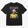 Jingle Balls Christmas Football Fan Art with Santa Neymar Active T-Shirt Back the Journey through FIFA World Cup 2026 Group Stage Spirit, Filled with Portugal, Spain and Germany, Haaland and Mbappe, Match Day Excitement, Supporter Culture, Golden
