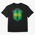 BRAS?O BRASIL 22 Oversized T-Shirt Support FIFA World Cup 2026 Group Stage Celebrating Messi and Cristiano Ronaldo, England and Germany Energy, Sports Nostalgia, International Competition, Famous Players and Unforgettable Victories; Perfect for