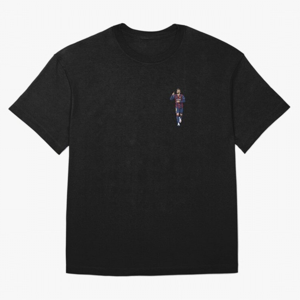Neymar Barcelona Oversized T-Shirt Feel the Trophy Chase of FIFA World Cup 2026 for Fans of Messi and Argentina, France and Brazil, Bringing Sports Nostalgia, International Competition, Famous Players and Unforgettable Victories; Ideal for Fans Who