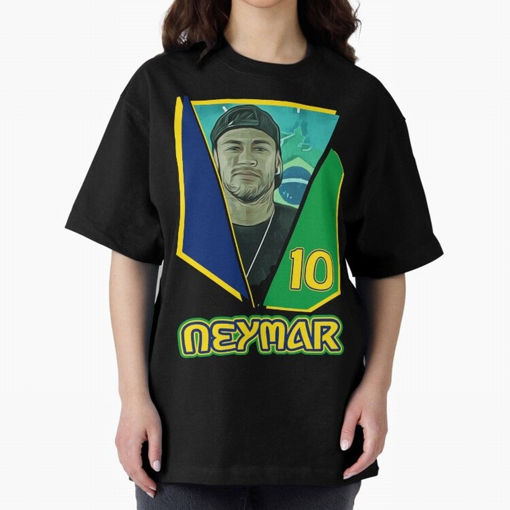 Neymar G.O.A.T. ? Classic T-Shirt Cheer for FIFA World Cup 2026 Spirit, Highlighting England, Messi, CR7 and Mbappe, Championship Spirit, Famous Goals, Roaring Crowds and International Football Unity; Perfect for Supporters Who Want Bold Football
