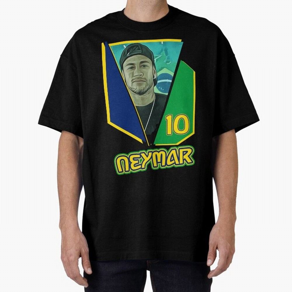 Neymar G.O.A.T. ? Classic T-Shirt Cheer for FIFA World Cup 2026 Spirit, Highlighting England, Messi, CR7 and Mbappe, Championship Spirit, Famous Goals, Roaring Crowds and International Football Unity; Perfect for Supporters Who Want Bold Football