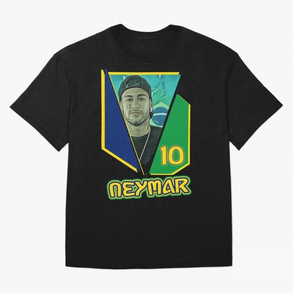 Neymar G.O.A.T. ? Classic T-Shirt Cheer for FIFA World Cup 2026 Spirit, Highlighting England, Messi, CR7 and Mbappe, Championship Spirit, Famous Goals, Roaring Crowds and International Football Unity; Perfect for Supporters Who Want Bold Football