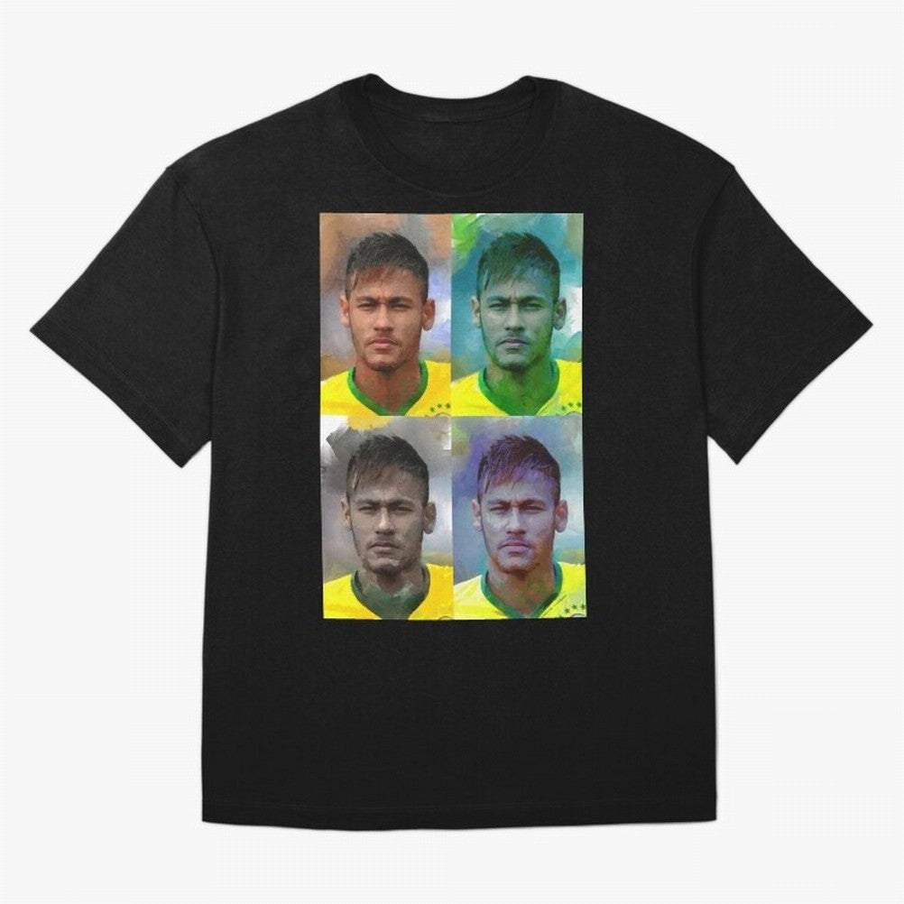 Neymar four Classic T-Shirt Make Memories around FIFA World Cup 2026 Connected to CR7, Brazil, Portugal and Argentina Energy, Sports Nostalgia, International Competition, Famous Players and Unforgettable Victories; Ideal for Passionate Fans Who