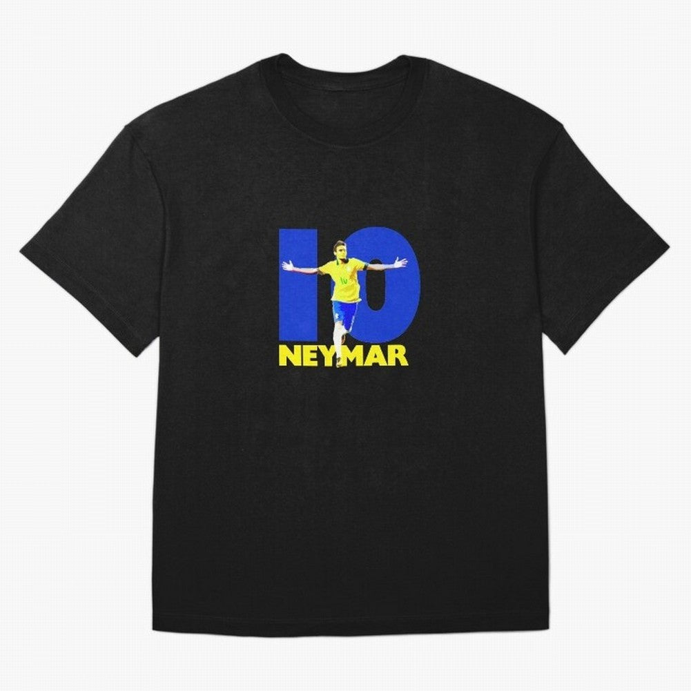 Neymar 10 Oversized T-Shirt Carry National Pride through the FIFA World Cup 2026 Journey through Haaland Highlights, England Pride, Retro Football Energy, Iconic Rivalries, Trophy Chase Drama and Stadium Atmosphere; Perfect for Supporters Who Want