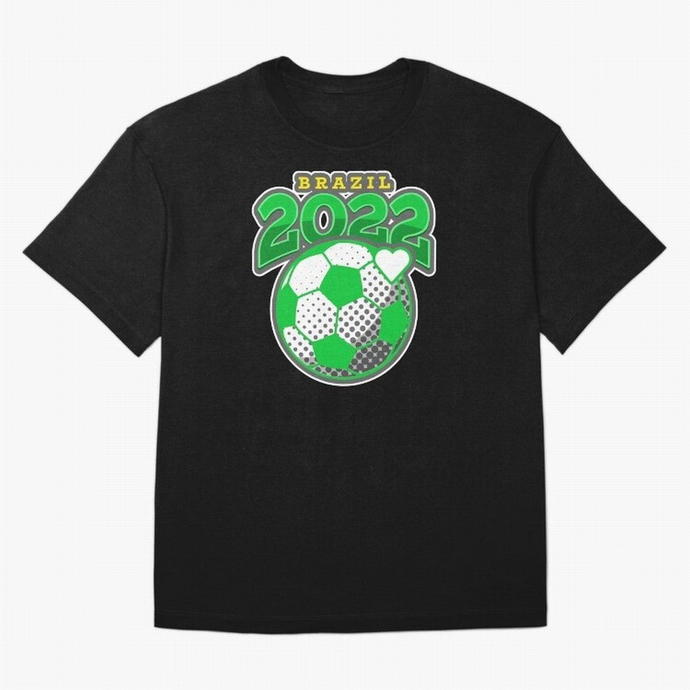 Brazil World Cup Design 2022 Classic T-Shirt Support Iconic Players in FIFA World Cup 2026 Connected to Haaland, Spain Energy, Fan Favorite Moments, National Team Passion, Big Match Drama and Soccer History; Ideal for Fans Who Follow Messi,