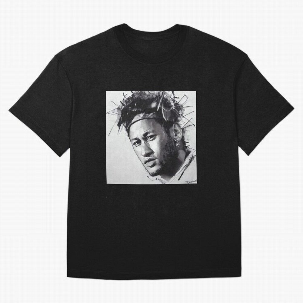 black and white Neymar Classic T-Shirt Experience FIFA World Cup 2026 Featuring Haaland and Mbappe, Argentina, France and Brazil Energy, Goal Celebration Energy, Supporter Heritage, Football Icons and Worldwide Tournament Joy; Ideal for Fans Who
