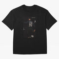 Neymar black version Oversized T-Shirt Capture Stadium Memories from Global Football Passion for FIFA World Cup 2026 Group Stage, Capturing Haaland and Mbappe, Brazil, Portugal and Argentina, Vintage Soccer Flavor, Modern Football Stars, National