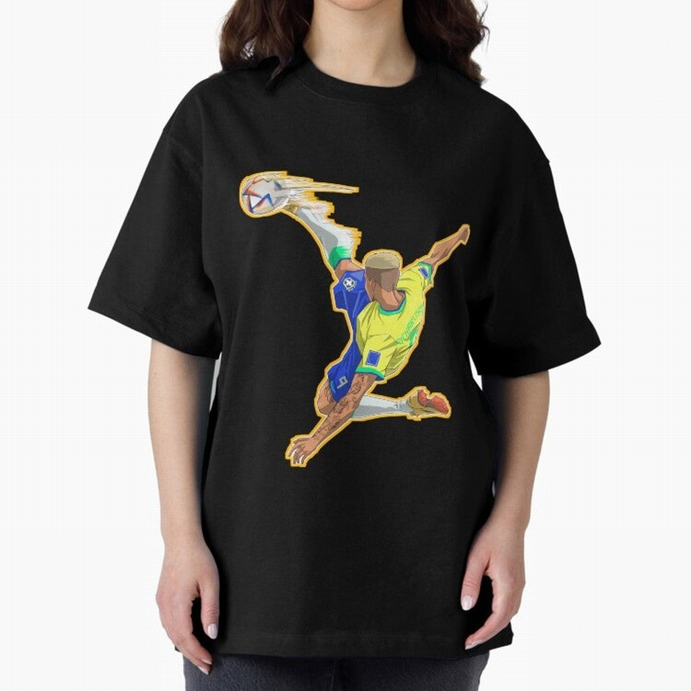 Richarlison Anime Goal Essential T-Shirt Join Supporters Worldwide for FIFA World Cup 2026 USA Canada Mexico Capturing Messi and Cristiano Ronaldo, Brazil Energy, Game Day Rituals, Football Legends, Country Pride and the Road to the Final; Made for