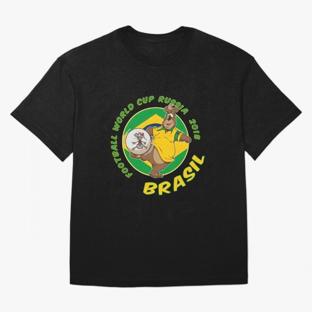 Football Russia 2018 World Cup Brazil T shirts and Merchandise Oversized T-Shirt Turn Every Weekend Toward FIFA World Cup 2026 for Fans of Messi, CR7 and Mbappe and France and Portugal, Bringing Vintage Soccer Flavor, Modern Football Stars,