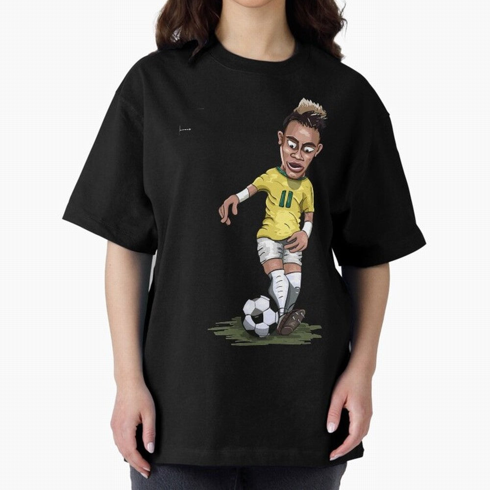 FOOTBALL ARTIST NEYMAR Brasil Essential T-Shirt Carry National Pride through FIFA World Cup 2026 Group Stage Highlighting Haaland, Brazil Energy, Supporter Pride, Iconic Celebrations, Legendary Names and Global Match Day Energy; Perfect for Fans,