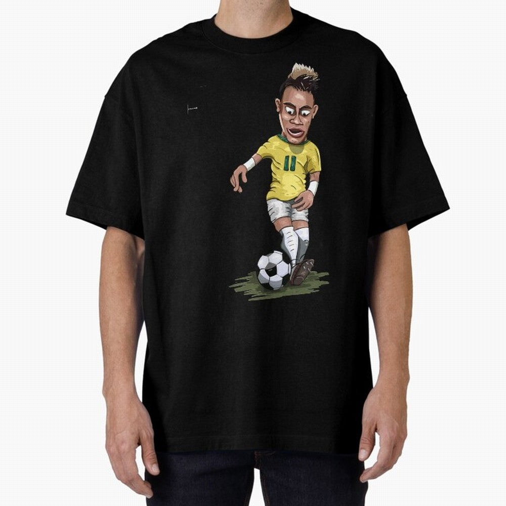 FOOTBALL ARTIST NEYMAR Brasil Essential T-Shirt Carry National Pride through FIFA World Cup 2026 Group Stage Highlighting Haaland, Brazil Energy, Supporter Pride, Iconic Celebrations, Legendary Names and Global Match Day Energy; Perfect for Fans,