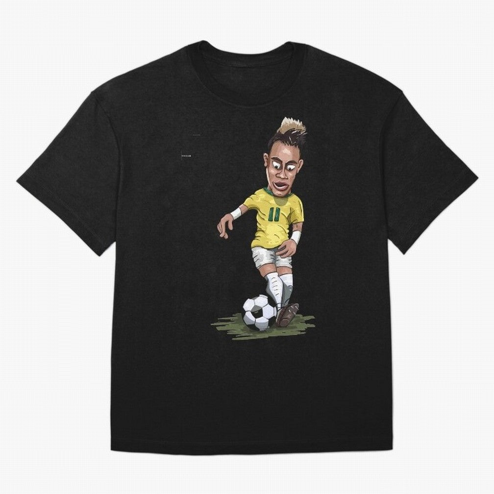 FOOTBALL ARTIST NEYMAR Brasil Essential T-Shirt Carry National Pride through FIFA World Cup 2026 Group Stage Highlighting Haaland, Brazil Energy, Supporter Pride, Iconic Celebrations, Legendary Names and Global Match Day Energy; Perfect for Fans,