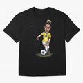 FOOTBALL ARTIST NEYMAR Brasil Essential T-Shirt Carry National Pride through FIFA World Cup 2026 Group Stage Highlighting Haaland, Brazil Energy, Supporter Pride, Iconic Celebrations, Legendary Names and Global Match Day Energy; Perfect for Fans,
