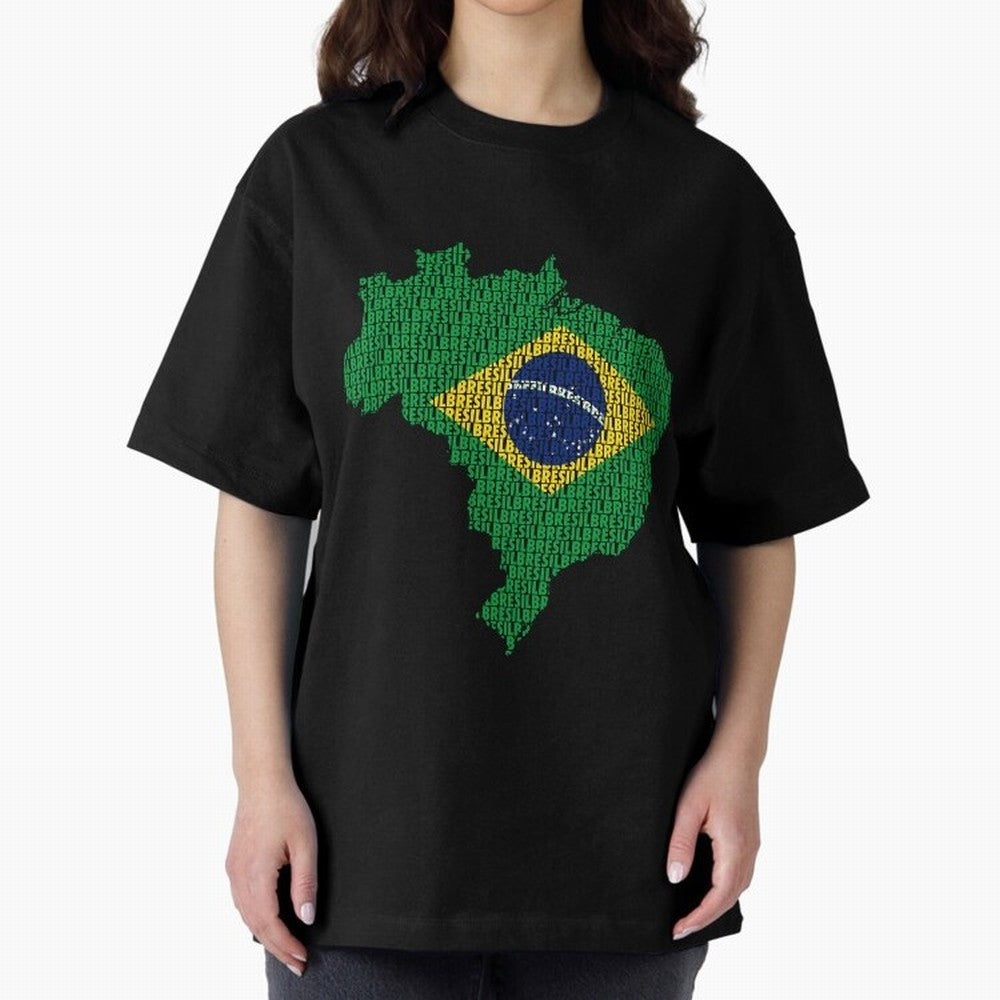 Map of Brazil (Brazil) Classic T-Shirt Keep Football History Alive during FIFA World Cup 2026 USA Canada Mexico Spirit, Made for Brazil, Portugal and Argentina, Messi, CR7 and Mbappe, Championship Spirit, Famous Goals, Roaring Crowds and