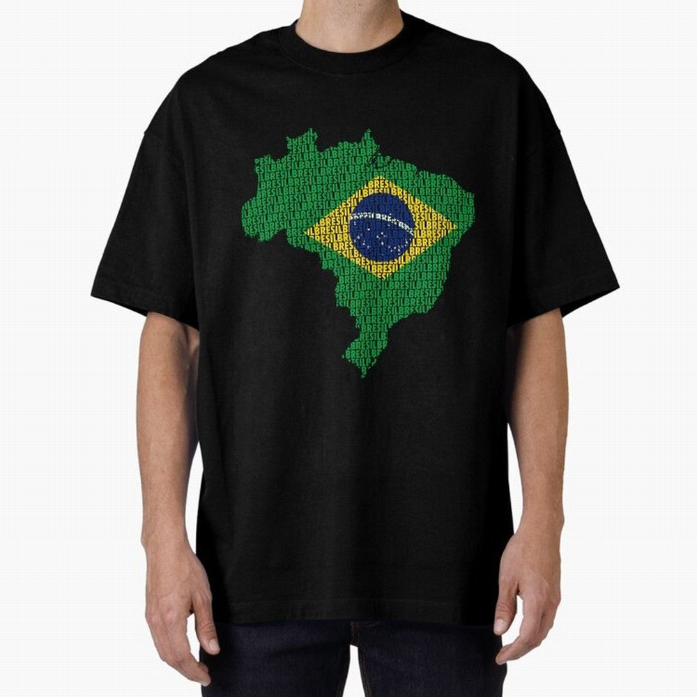 Map of Brazil (Brazil) Classic T-Shirt Keep Football History Alive during FIFA World Cup 2026 USA Canada Mexico Spirit, Made for Brazil, Portugal and Argentina, Messi, CR7 and Mbappe, Championship Spirit, Famous Goals, Roaring Crowds and